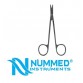 Plasma Coated Dissecting Scissor With Tungsten Carbide (T/C Blades W/ 1 Micro Serrated Blade), 12 cm